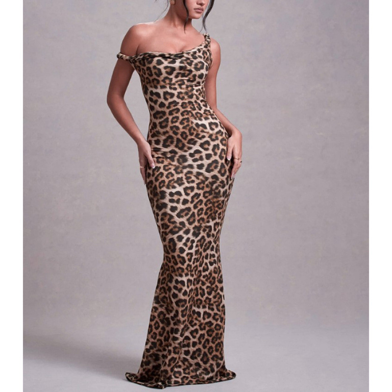 Leopard Print Summer Bodycon Dress Leopard Multi - Shop at LoveMi