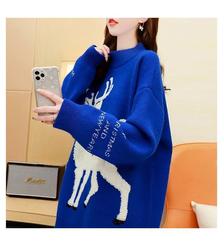 Title 13, Korean Style Mid-length Sweater Women