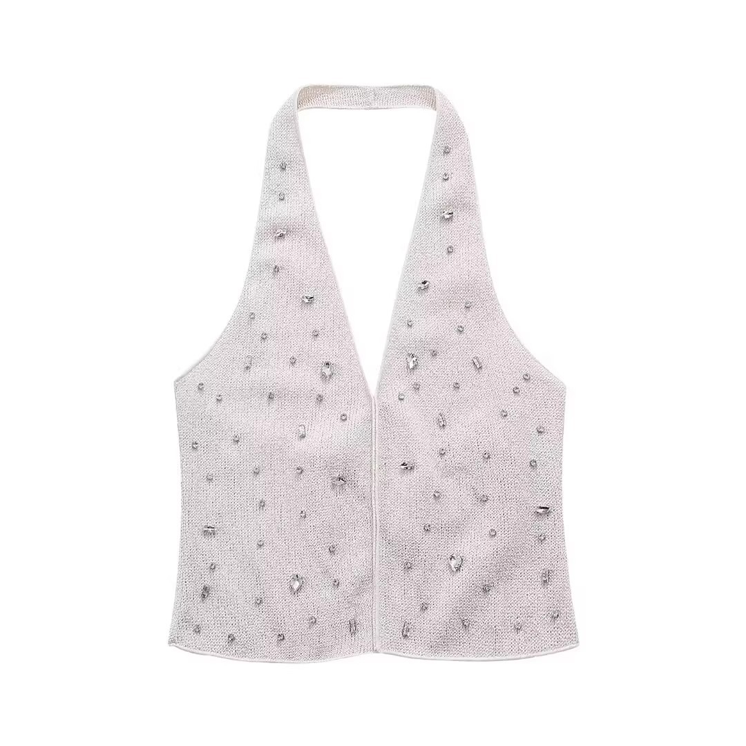 Jewelry Set Hanging Collar Top And Briefs Suit Top - Shop at LoveMi