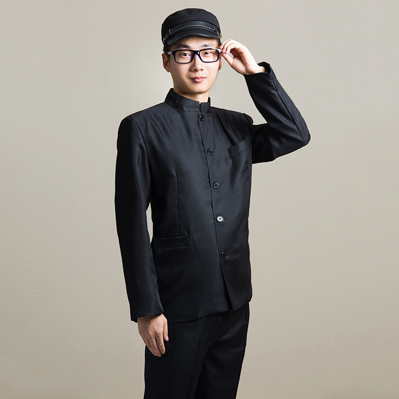 Men's Slim-fit Zhongshan Suit Performance Costume - Image 1