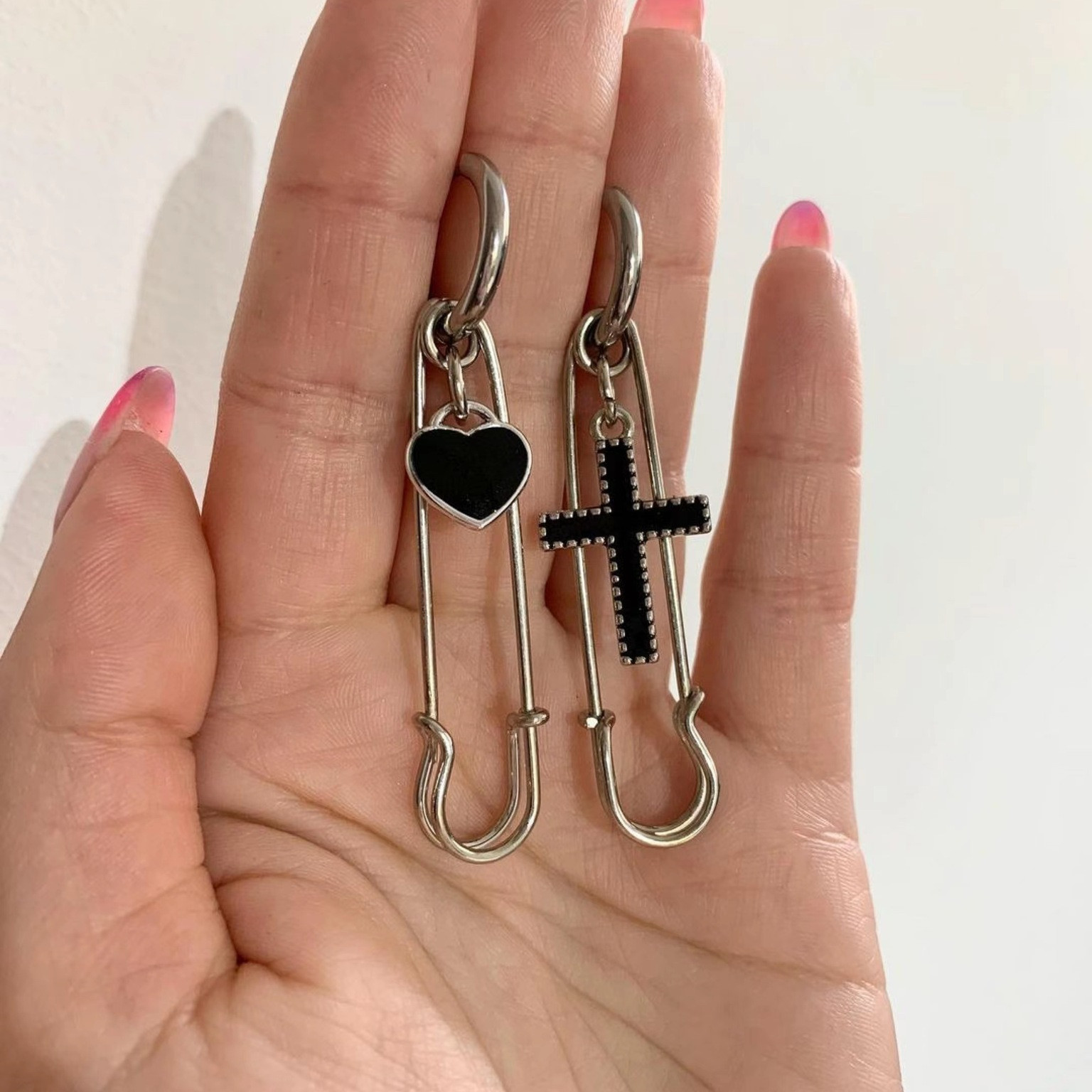 Korean Style Fashion Titanium Steel Stainless Steel Spring Ear Clip Earring Ear Clip Eardrops Stainless Steel Ornament