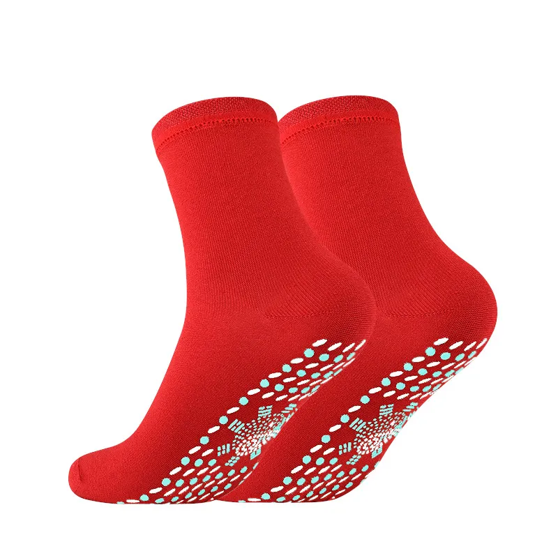 Comfortable Durable Breathable And Self-heating Socks - Red