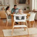 Solid Wood Adjustable Baby Dining Chair view 1
