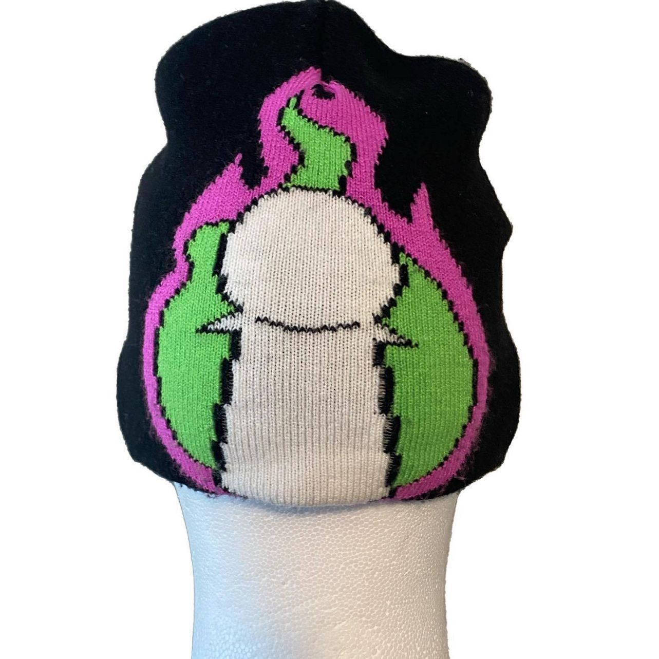 Funny Cartoon Pattern Jacquard Knitted Hat