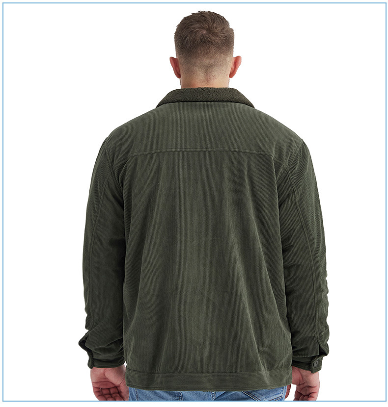 Title 47, Herren Cashmere Jacke Verdickt Groß Loose Casua...