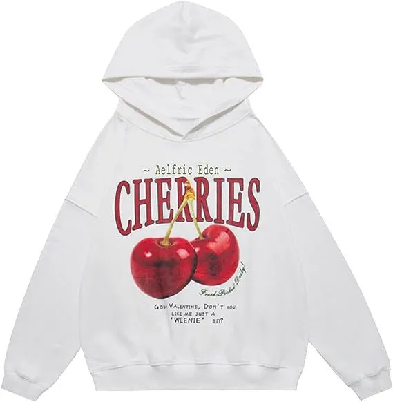 Hoodie Men's And Women's Retro Casual Sports Couple Sweater White - Shop at LoveMi