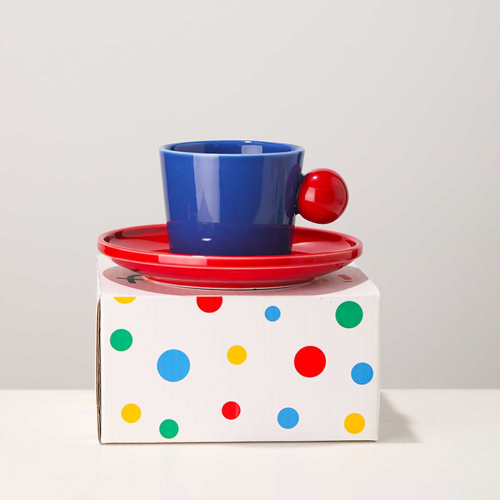 Ceramic Mug And Saucer Set For Coffee — foto 7