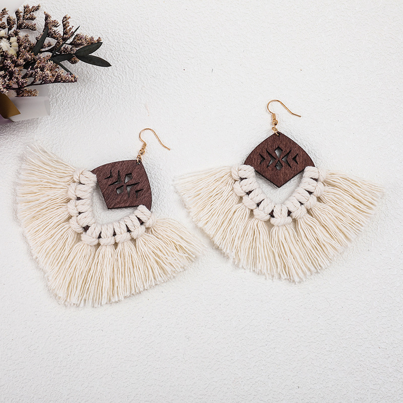 Macrame Tassel Earrings