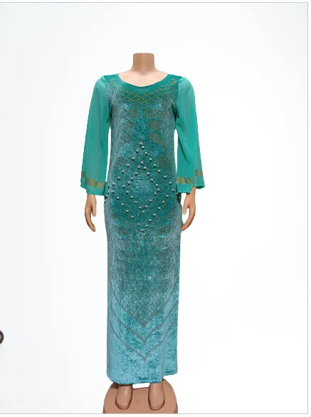 Women's Bell Sleeve Geometric Pattern Green - Shop at LoveMi