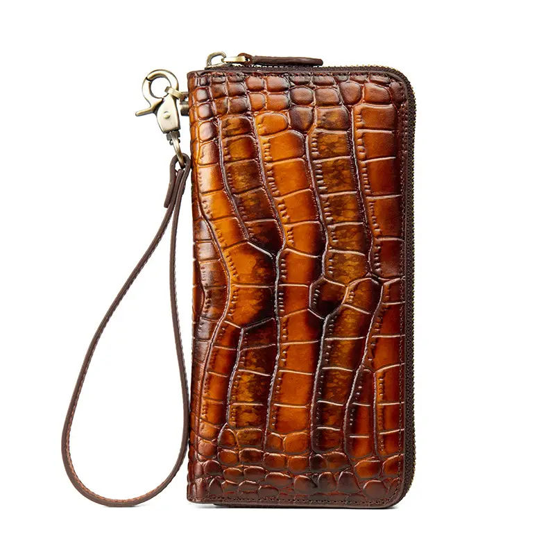 New Genuine Leather Large-capacity Long Wallet