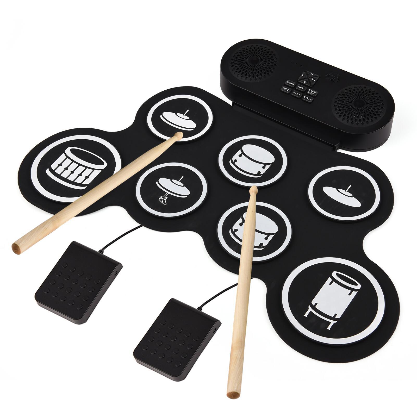 Portable Percussion Instrument Silicone Jazz Drum Set — foto 4