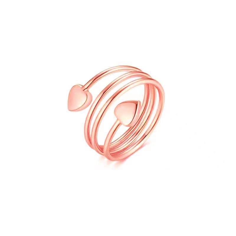 Heart Magnet Ring With Magnetic Boutique High-grade Efficacy Adjustable Ring