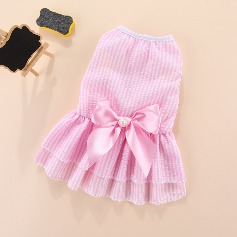 Pet-friendly Striped Fresh-layered Cake Skirt