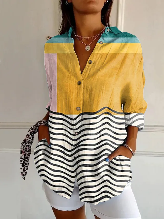 New Women's Summer Animal Pattern 3D Printed Shirt Yk2456Mcl - Shop at LoveMi