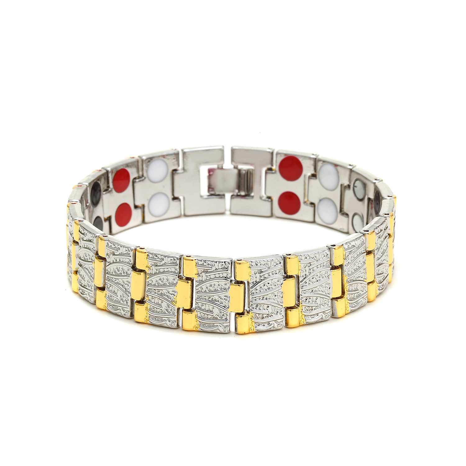 Magnetic Therapy Bracelet Adjustable Double Row