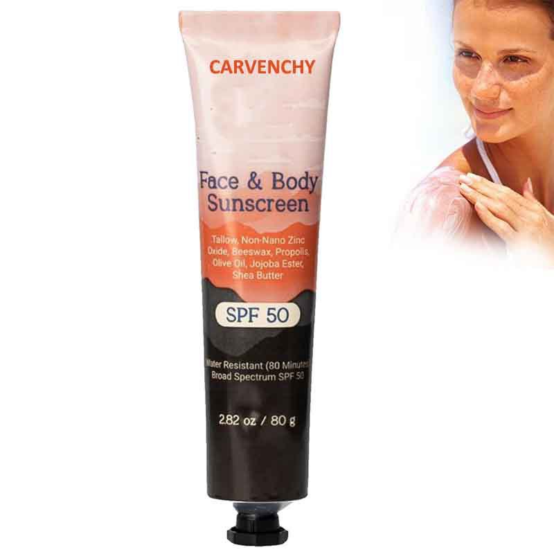 Facial Body Moisturizing Natural Mineral Sunscreen