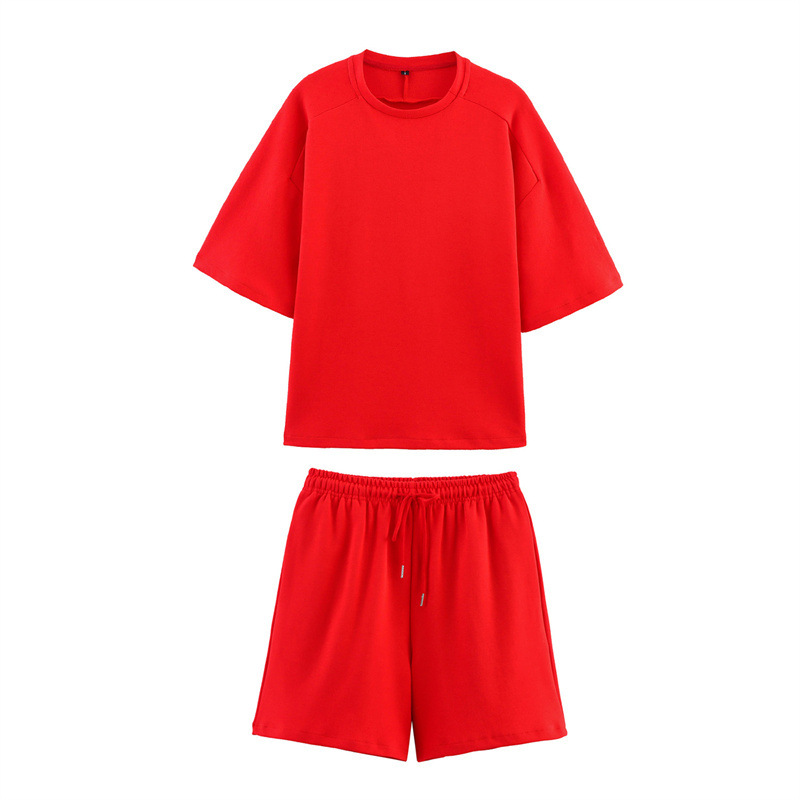 Short Sleeve Double-sided Cloth Sweater Pants