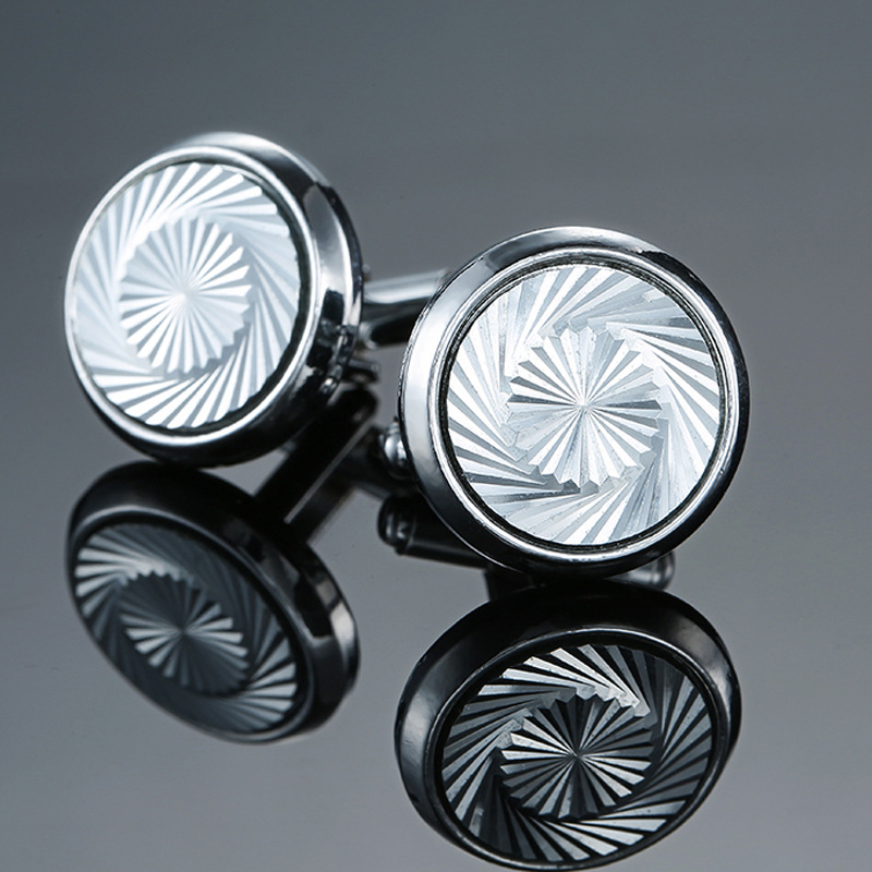 Men’s French Shirt Cufflinks Electroplated Alloy