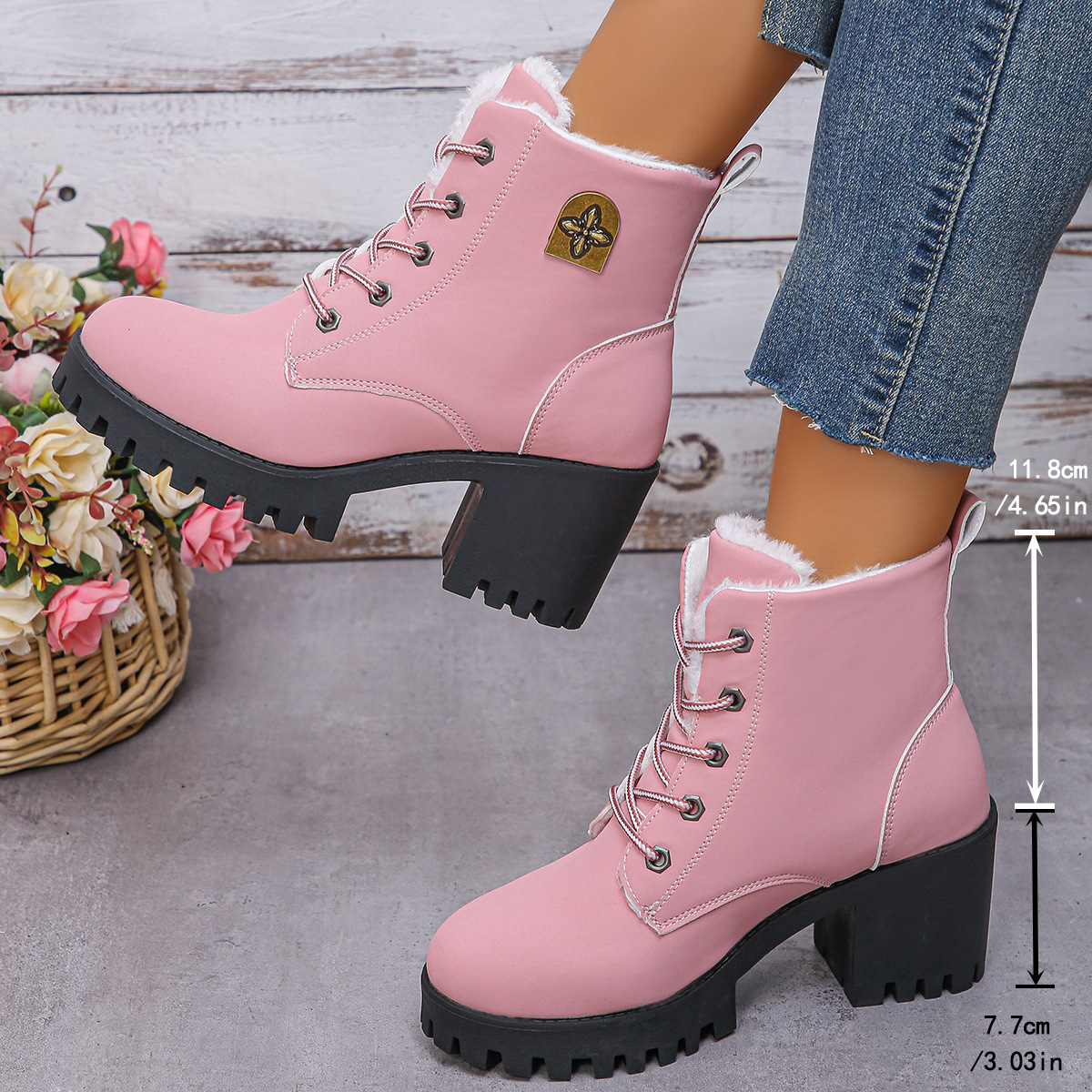 Lace-Up Martin Boots, picture 5 of 5