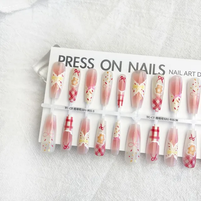 French Butterfly Bear Antique Style XINGX Wear Nail Tip Bear Pile Style - Shop at LoveMi