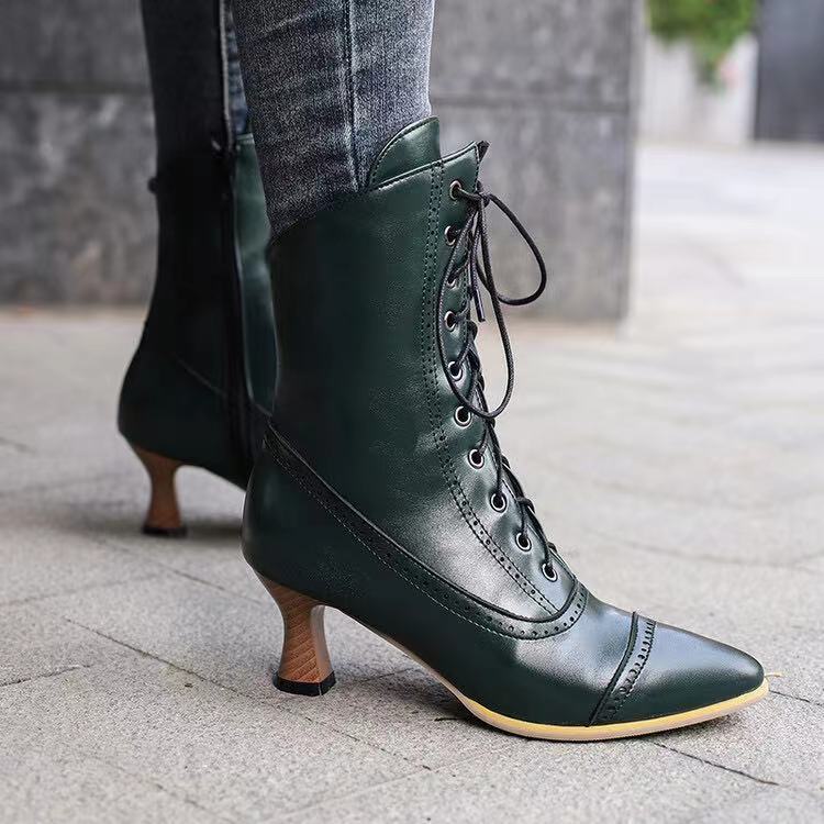 Women’s High Heel Martin Boots
