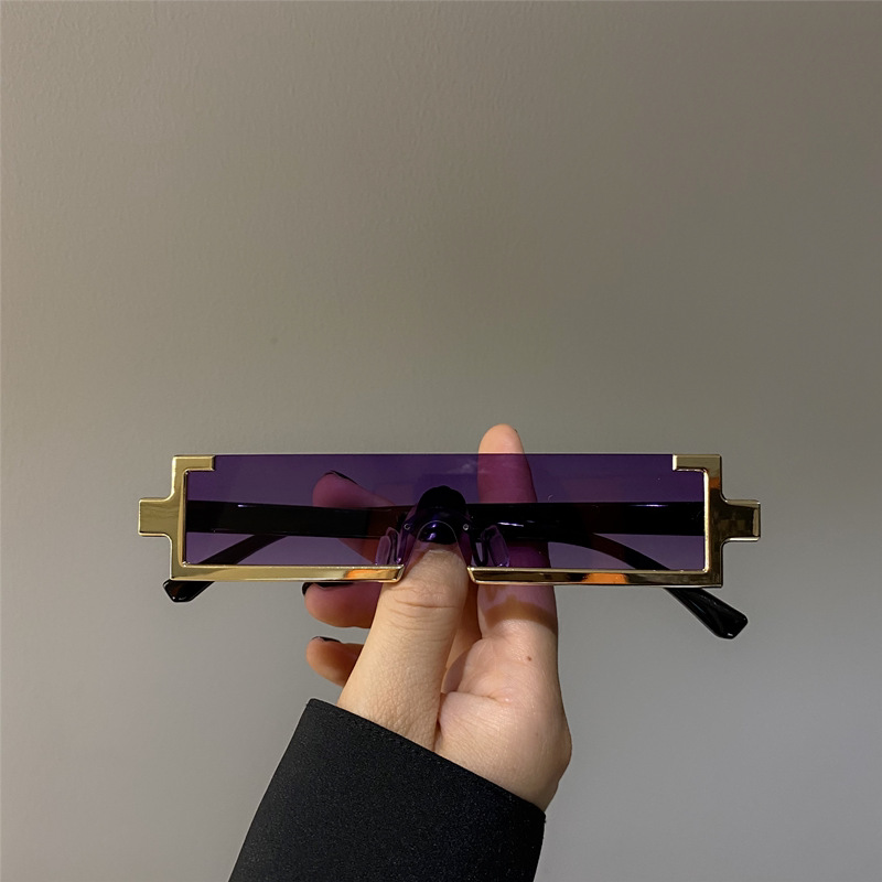 Gold Frame Purple Piece