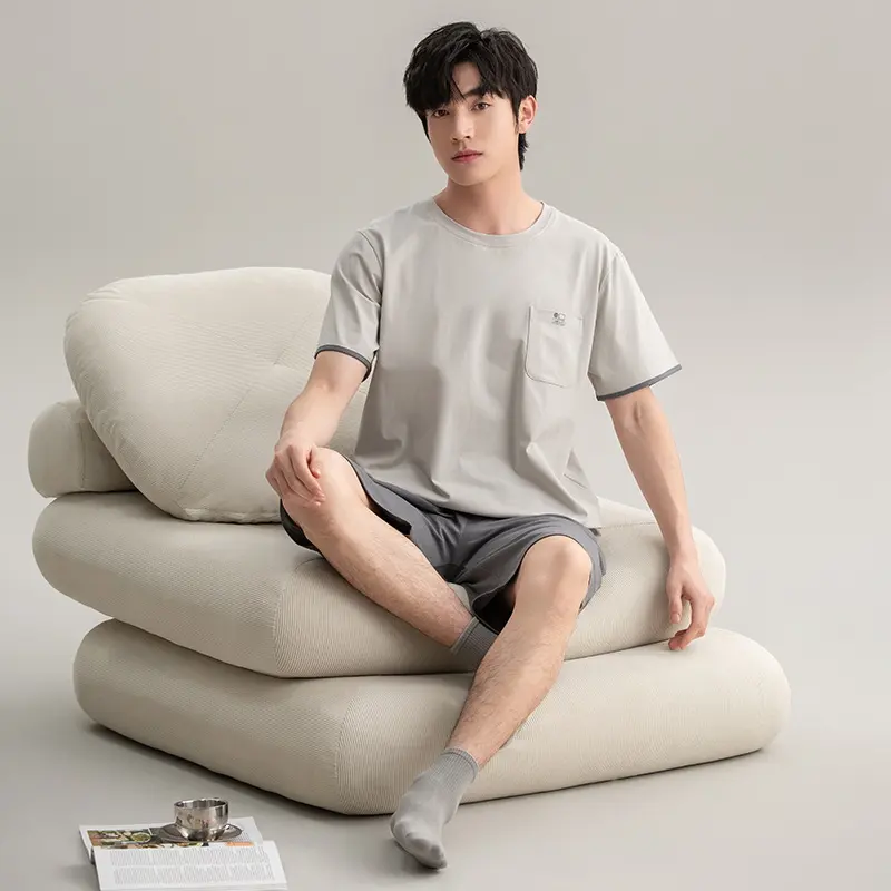 Cotton Pajamas New Boys Casual Homewear Two-piece Suit