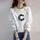 Letter C White