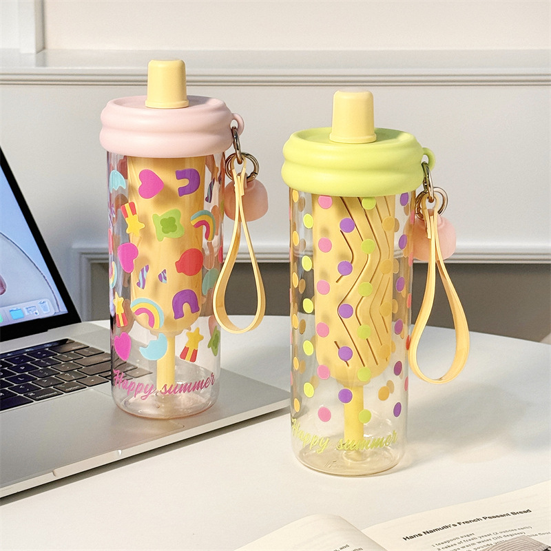 Cartoon Scented Tea Plastic Sippy Cup
