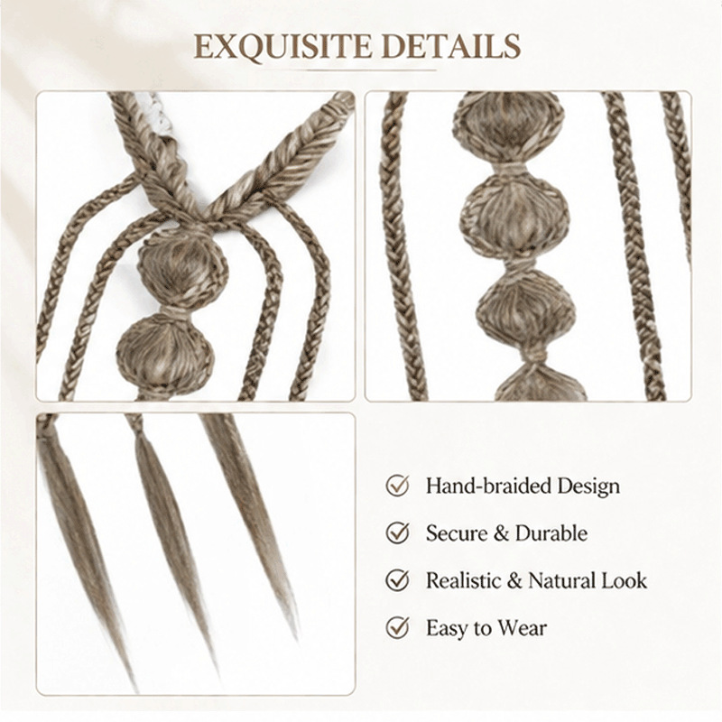 Bohemian Braided Synthetic Hair Accessory Wig