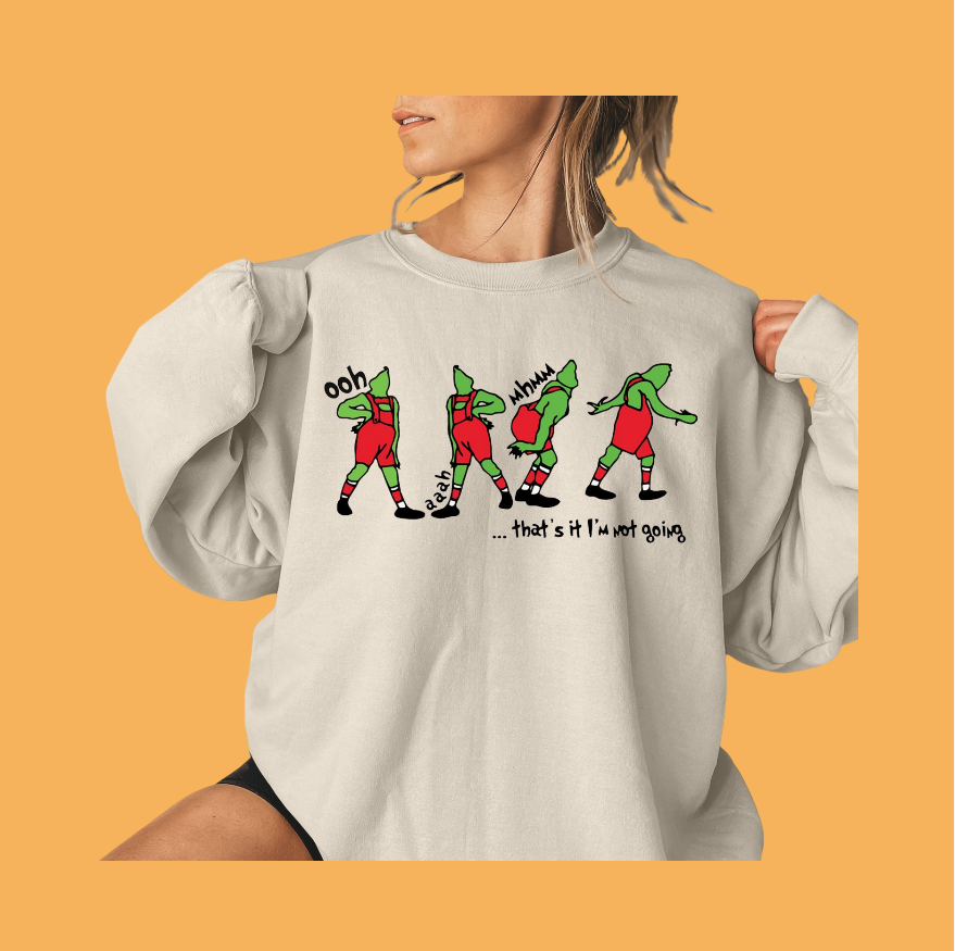 Ladies New Christmas Pattern Printing Casual Sweatshirt