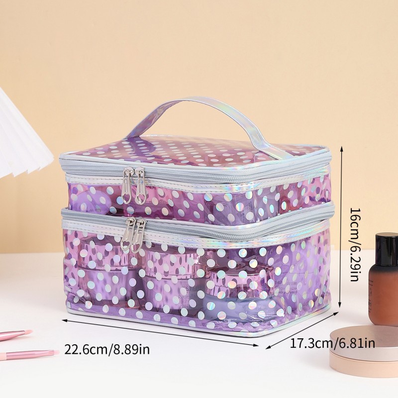 Title 1, Multifunctional Portable Waterproof Cosmetic Ca...