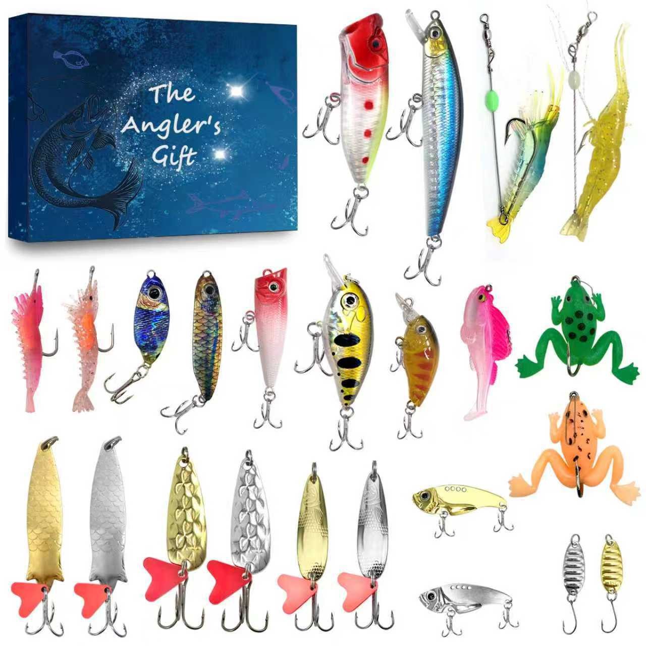 Christmas Fishing Lure Gift Box Blind Box Lure Set