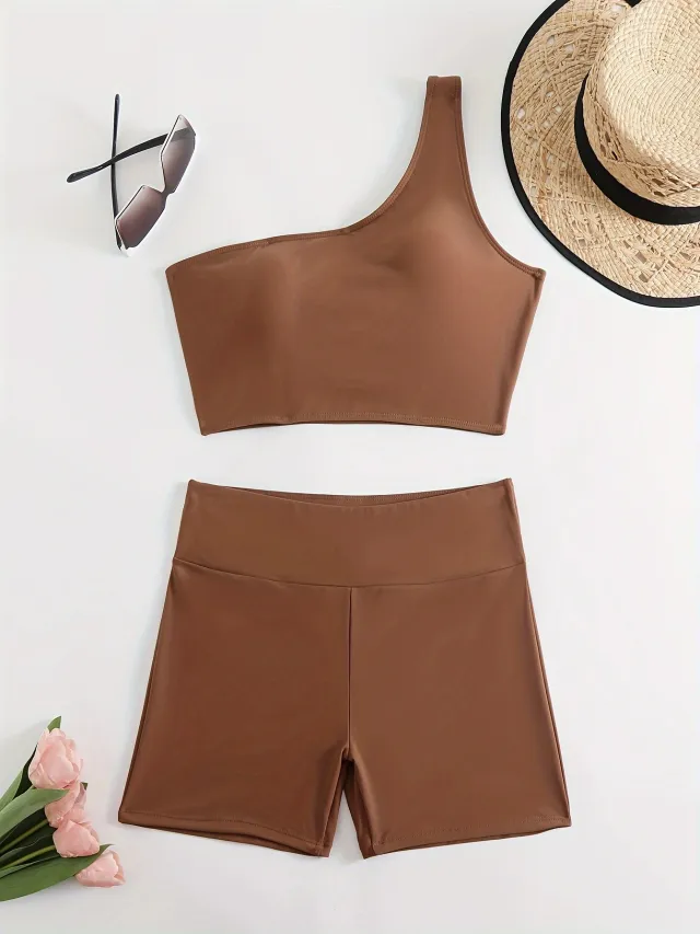 Sexy Bikini Shoulder Backless Swimsuit - Shop at LoveMi