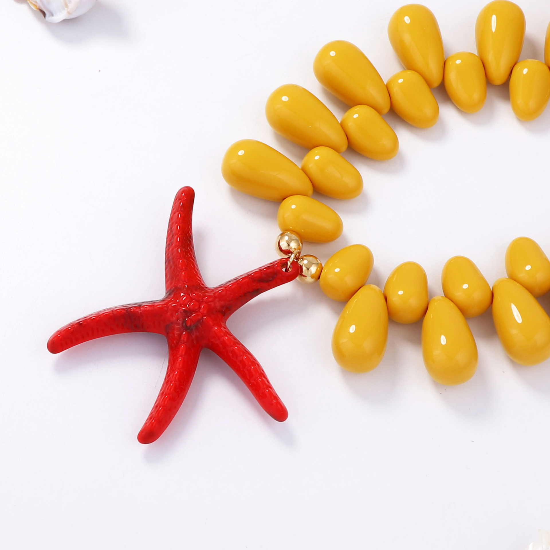 Dramatic Starfish Pendant Necklace For Women