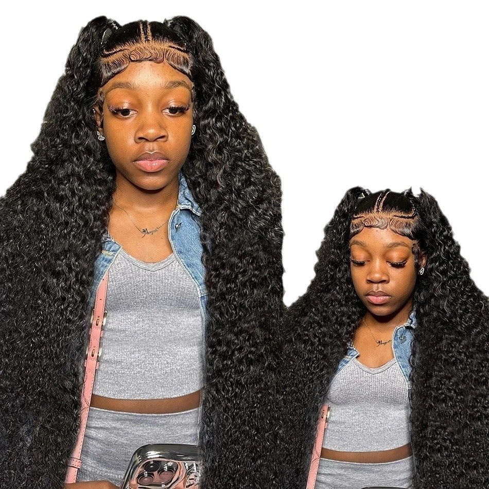 Womens Medium-length African Small Curls