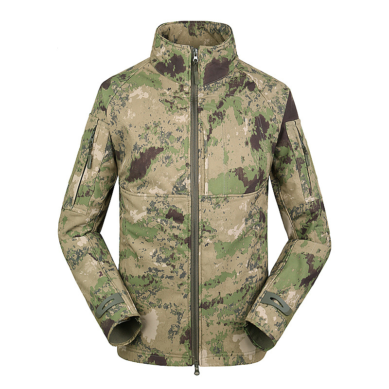 Outdoor Jacket Coat Men's Thin Commander Stand Collar Loose