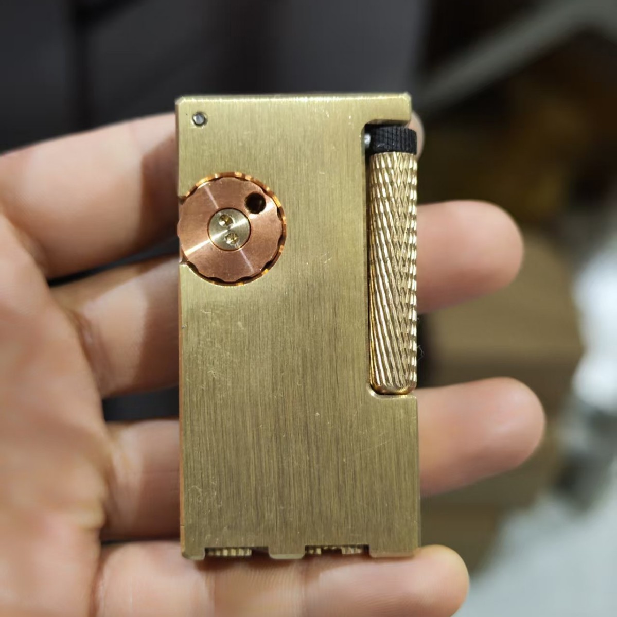 Brass Fire Machine Arm Lifting Machine Side Sliding Ignition - Image 5