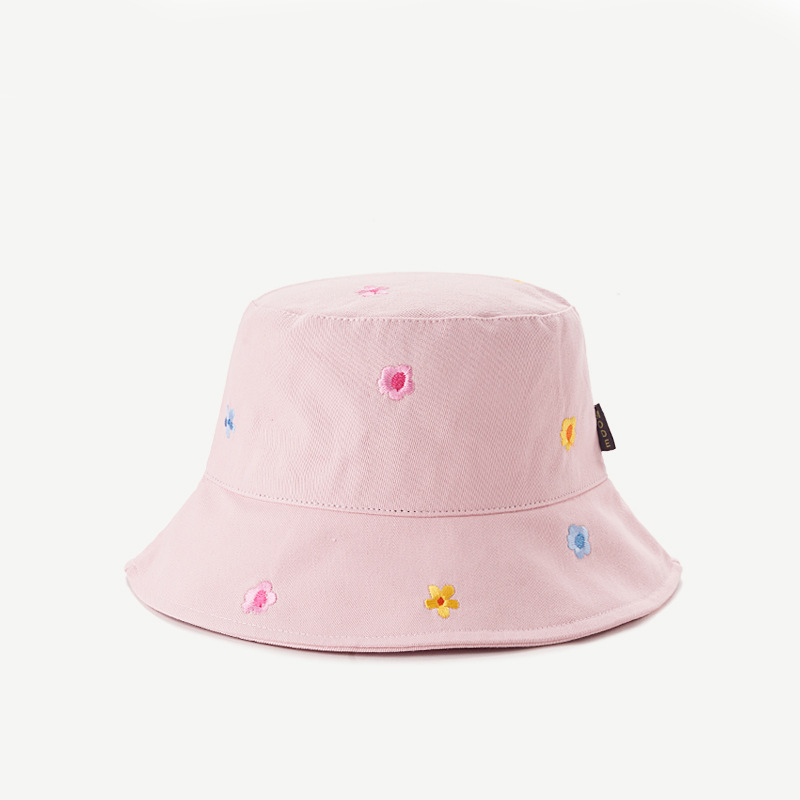 Title 8, Womens Flower Embroidered Sunshade Bucket Hat