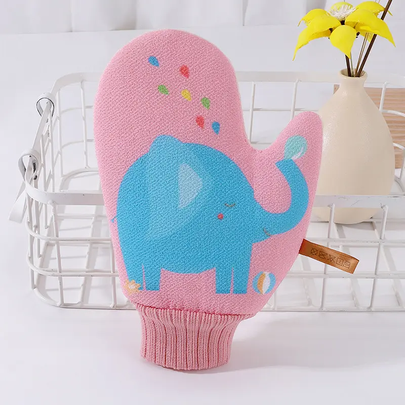 Bath Towel Toiletries Cartoon Cute Gloves