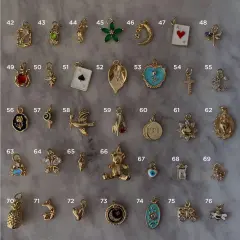 18K Titanium Steel Diy Pendant Parts - Gold - View 1