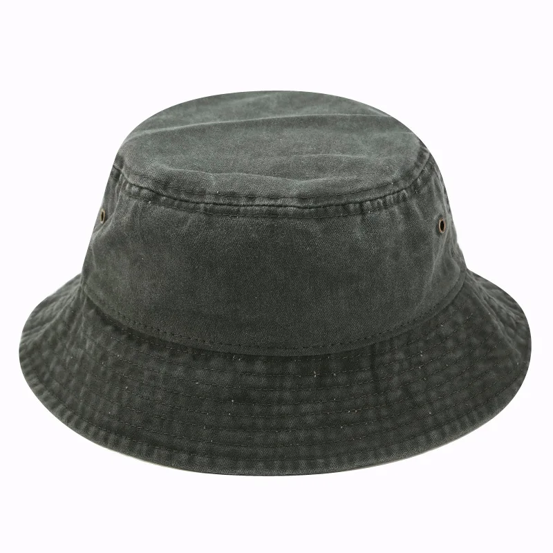 Title 11, Solid color casual denim fisherman hat