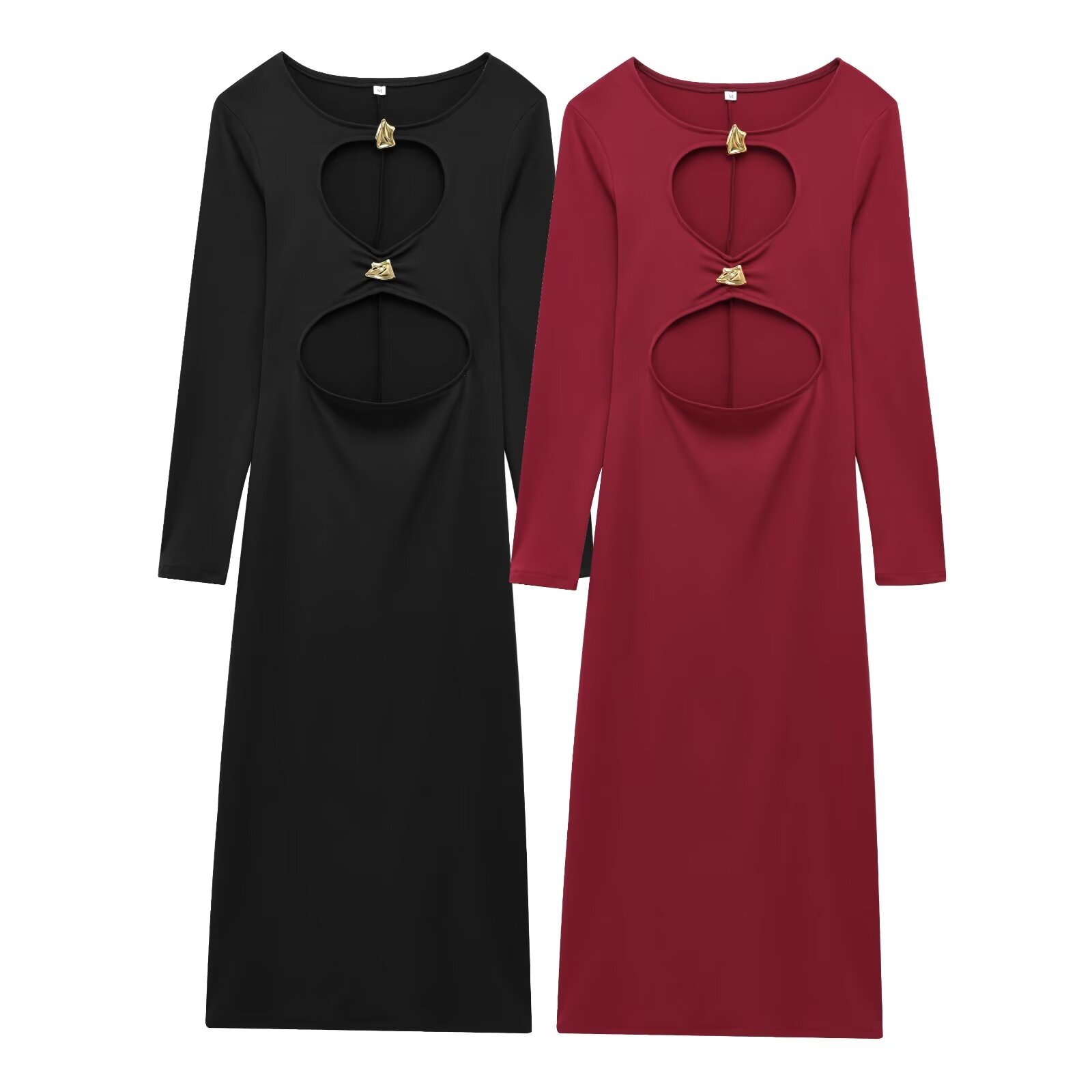 Women's Summer Sexy Slim Hip Hollow-out Tube Top Long Dress