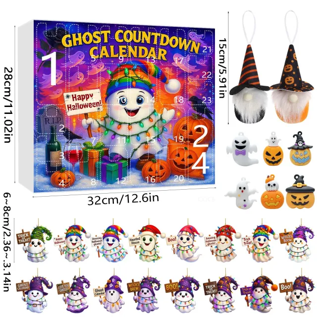 Ghost Pumpkin Doll Blind Box Christmas Tree Dress Up Holiday Ornaments Type B - Shop at LoveMi