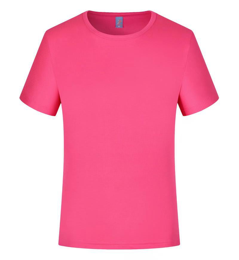 Ice Silk Quick Drying Clothes Short Sleeve Round Neck T-shirt