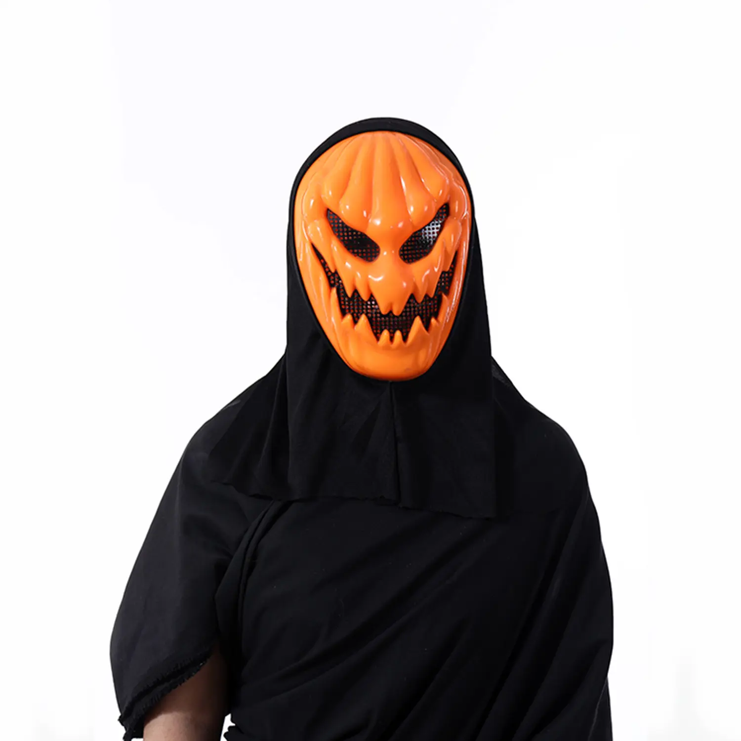 Halloween Party Pumpkin Horror Mask Headgear Dress