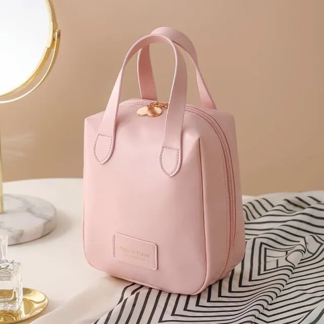 Portable Models Cosmetic Bag Women's Large Capacity Travel Pink - Shop at LoveMi