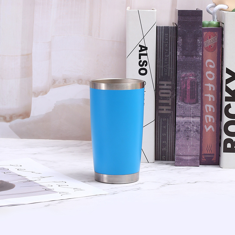 20oz Car Mug 304 Stainless Steel Double-Wall Vacuum Insulated Bottle