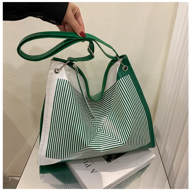 Large Capacity Crossbody Women's Shoulder Trend Casual Tote Bag Green - Shop at LoveMi