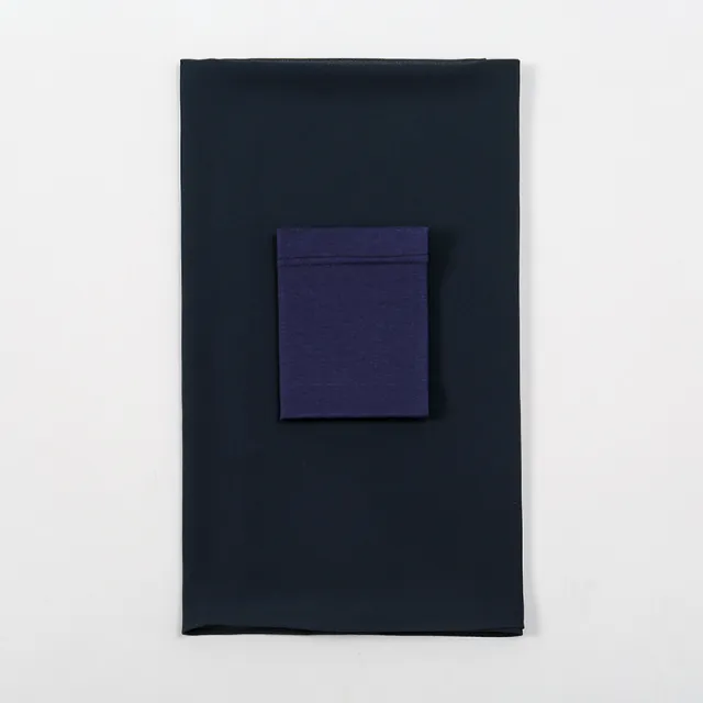 Smoke Pipe Cap One New Pearl Chiffon Scarf 2 Navy Blue - Shop at LoveMi